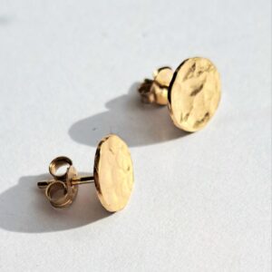 Náušnice Duny strieborné / pozlátene