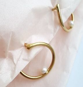 Pozlátené náušnice Neha veľké